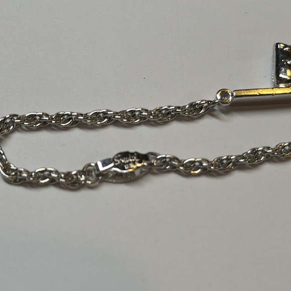 Vintage speidel USA silver tone bracelet with ski and boot - Picture 4 of 7